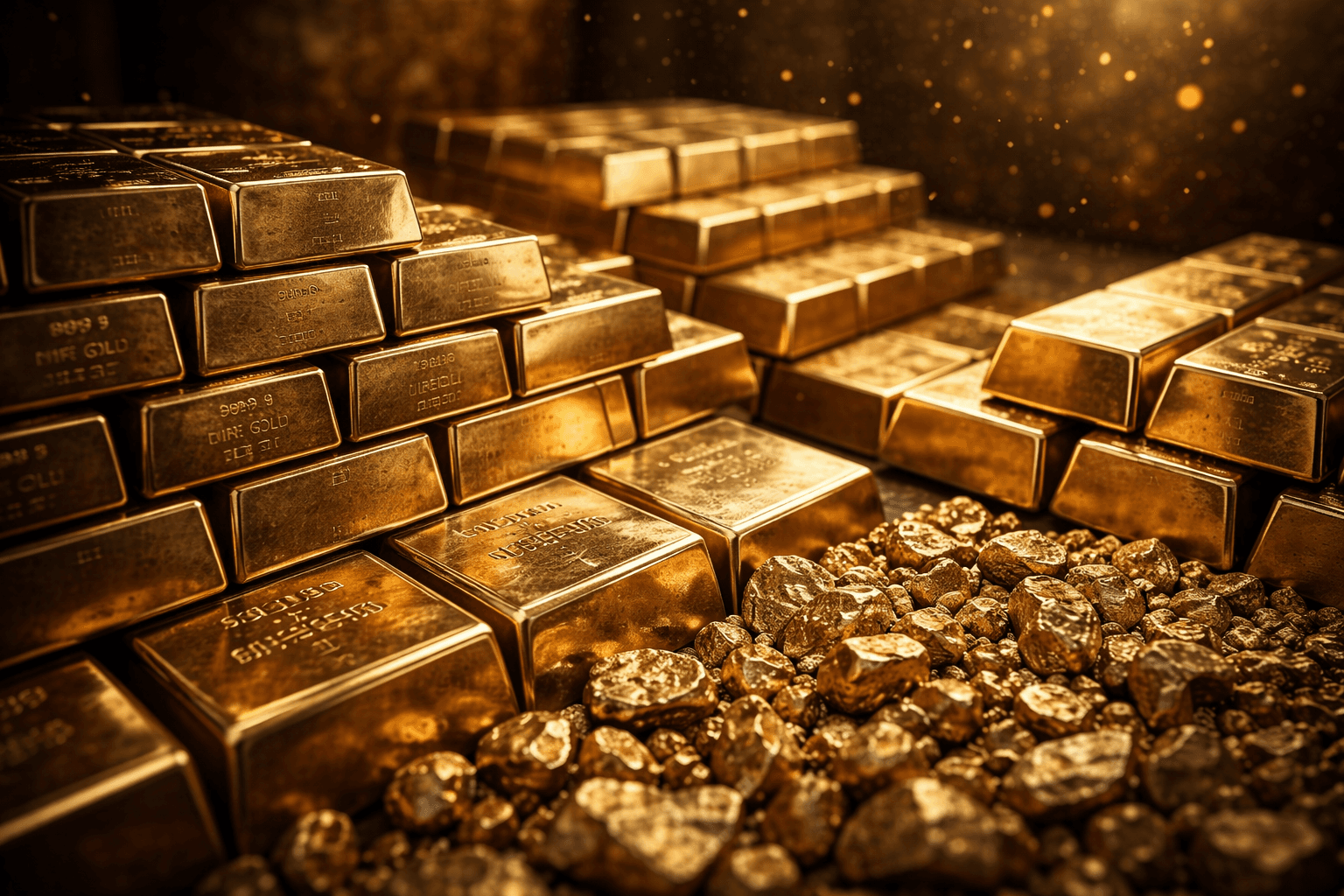 African gold bars and gold nuggets for international buyers